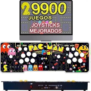 Consola Arcade Pandora Box 3D+ 2025 | 29900 Juegos Retro Y 650 Juegos 3D | Máquina Para 2-4 Jugadores, Compatible Con TV, PC Y Proyector