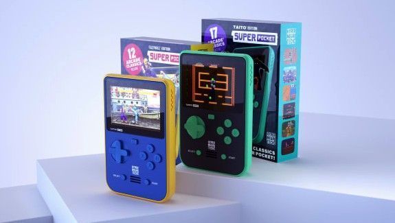 Consola Portátil Capcom Super Pocket De Blaze Entertainment – 12 Juegos Arcade Clásicos, Pantalla IPS De 2.8 Pulgadas Y Compatible Con Cartuchos Evercade